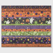 Halloween Trick or treat Wrapping Paper Gift Wrap Cadeaupapier (Vlak)
