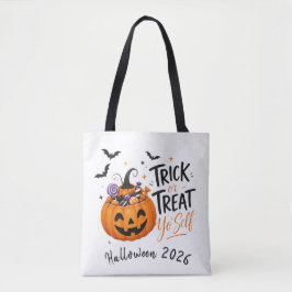Halloween Trick or Treat Yo' Self Boodschappentas Tote Bag