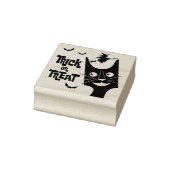  Halloween Trick or treat Zwart Cat Rubberstempel (Stempel)