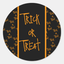 Halloween trick-or-treat zwart en oranje