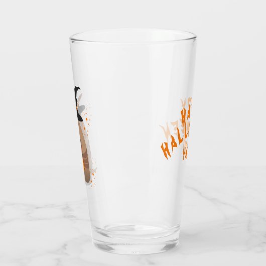 Halloween Trick-or-Treating Armadillo Witch Texas Glas (Links)