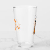 Halloween Trick-or-Treating Armadillo Witch Texas Glas (Rechts)