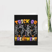 Halloween Trick Or Treatment Pt Fysiotherapie T Kaart (Voorkant)