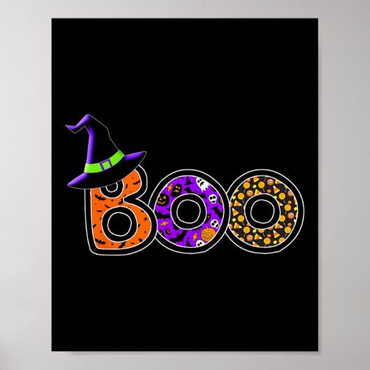 Halloween Trick Treat Boo Halloween Kostuum Poster (Voorkant)