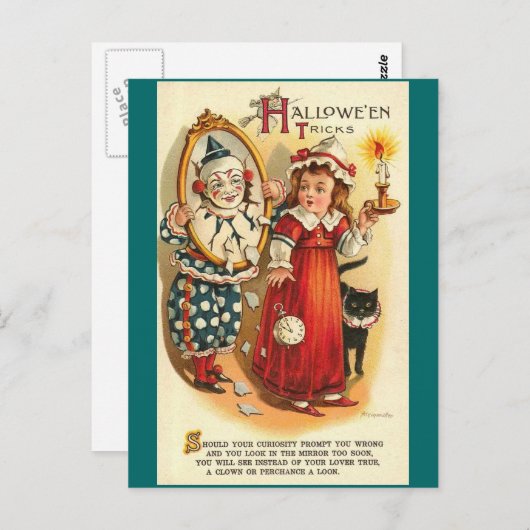 Halloween Tricks Briefkaart (Voorkant / Achterkant)