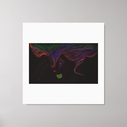 Halloween Trickster Spirit Stretched Canvas Art (Voorkant)