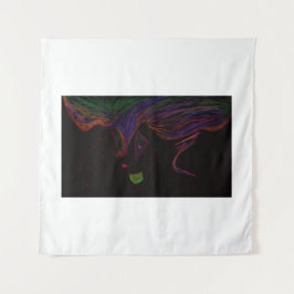 Halloween Trickster Spirit Tapestry Wandkleed