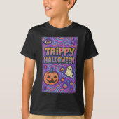 Halloween Trippy Kleurrijke Retro Kleding unisex T-shirt (Voorkant)