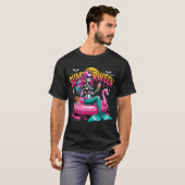 Halloween Tropische Summerween Zeemeermin Skelet T-shirt (Voorkant volledig)