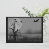 Halloween-, Trouw-, Sweet Sixteen-uitnodiging Kaart (Staand voorkant)