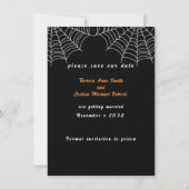 Halloween Trouwkaart Save The Date Kaart (Achterkant)