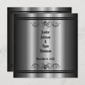 halloween trouwuitnodiging kaart (Voorkant / Achterkant)