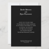 halloween trouwuitnodiging kaart (Achterkant)