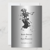 halloween trouwuitnodiging kaart (Voorkant)