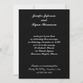 halloween trouwuitnodiging kaart (Achterkant)