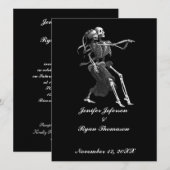 halloween trouwuitnodiging kaart (Voorkant / Achterkant)