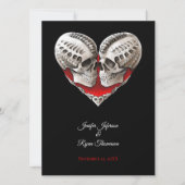 halloween trouwuitnodiging kaart (Voorkant)