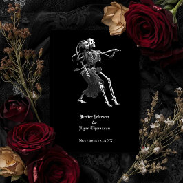 halloween trouwuitnodiging kaart