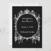 halloween trouwuitnodiging kaart (Voorkant)