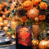 Halloween Trouwvleermuizen Spinnenwebben Kaart