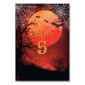 Halloween Trouwvleermuizen Spinnenwebben Kaart (Achterkant)