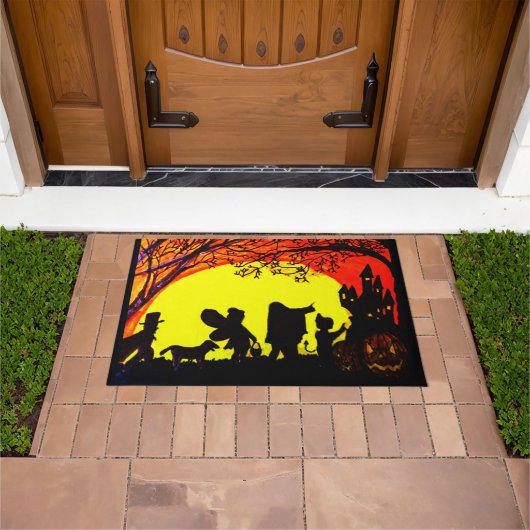 HALLOWEEN TRUC OF BEHANDELAARS DEURMAT (Buiten)