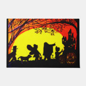 HALLOWEEN TRUC OF BEHANDELAARS DEURMAT (Voorkant)