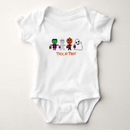 Halloween truc of Behandelaars T-Shirt Baby Bodysu
