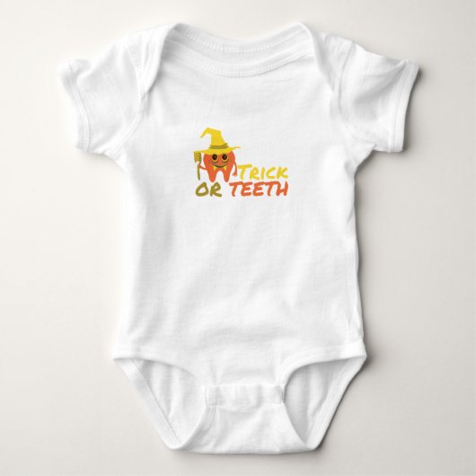 Halloween-truc of tanden romper (Voorkant)
