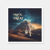 Halloween truc van de behandeling van mummie servet (Voorkant)