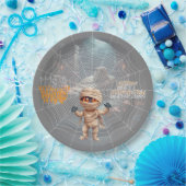 Halloween-truc van Treat Mummy's Lair Papieren Bordje (Feest)