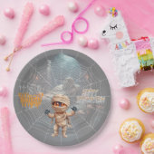 Halloween-truc van Treat Mummy's Lair Papieren Bordje (Feest)