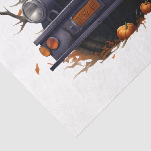 Halloween Truck 3 Decoupage papier (Detail)