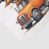 Halloween Truck Collage 1 Decoupage papier (Detail)