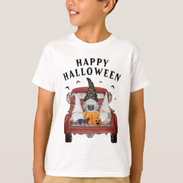 Halloween Truck Gnomes T-Shirt