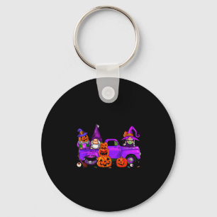 Halloween Truck Kabouter Heks Pompoen Boe Geest Gr Sleutelhanger