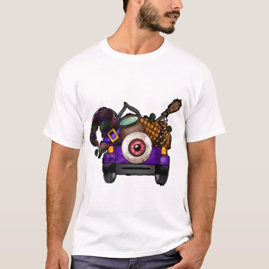 Halloween Truck T-shirt (Voorkant)