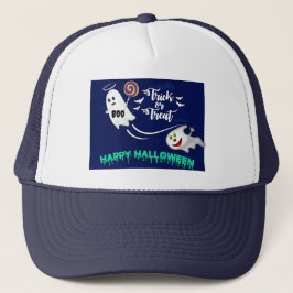 Halloween Trucker Hat met spookthema Pet