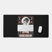 Halloween True Crime Junkie Tarot Card Bureaumat (Keyboard & Muis)
