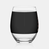 Halloween True Crime Junkie Tarot Card Wijnglas Zonder Voet (Rechts)