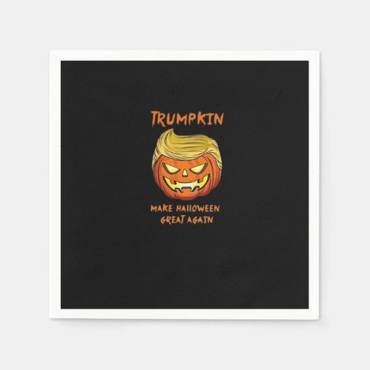 Halloween Trumpkin Classic Funny Servet (Voorkant)