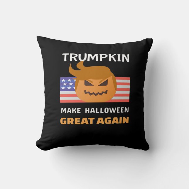 Halloween Trumpkin Classic Kussen (Voorkant)