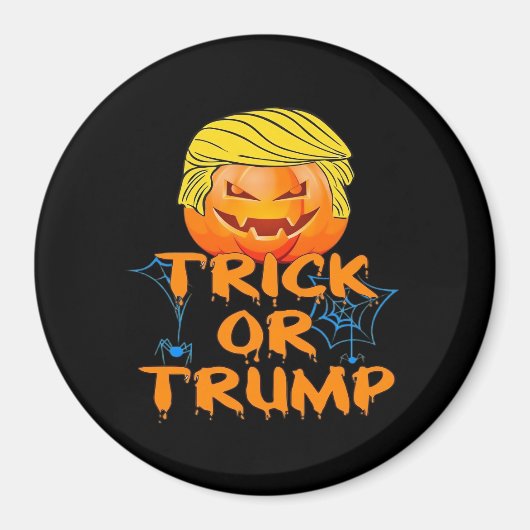 Halloween Trumpkin Classic Magneet (Voorkant)