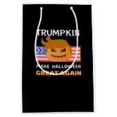 Halloween Trumpkin Classic Medium Cadeauzakje (Voorkant)