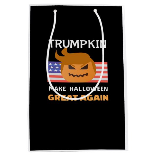 Halloween Trumpkin Classic Medium Cadeauzakje (Voorkant)