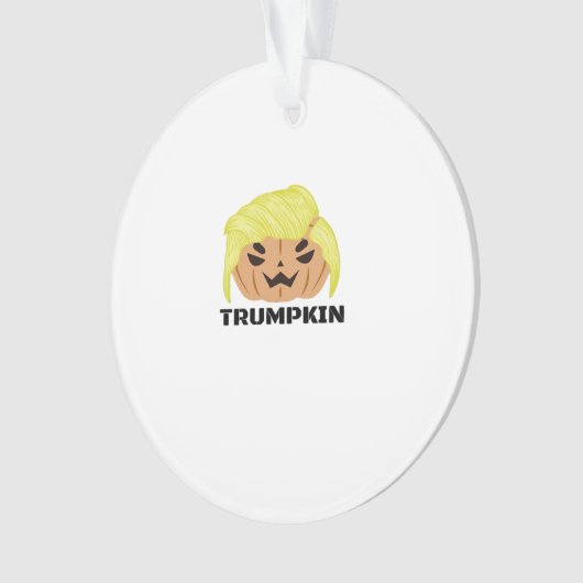 Halloween Trumpkin Classic Ornament (voorkant)