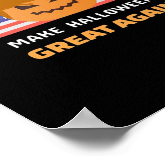 Halloween Trumpkin Classic Poster (Hoek)