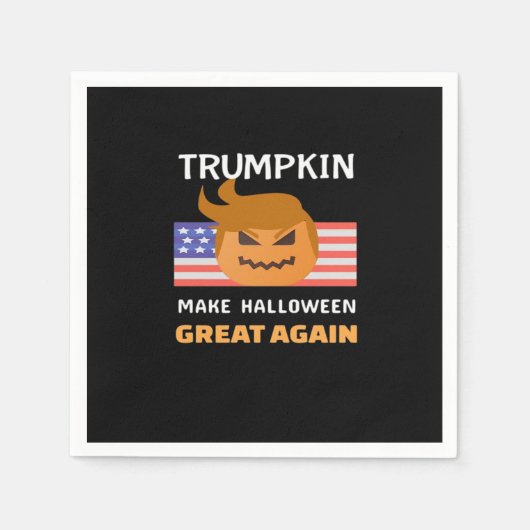 Halloween Trumpkin Classic Servet (Voorkant)