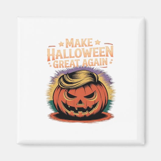 Halloween Trumpkin Design Magneet (Voorkant)