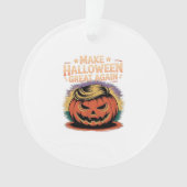 Halloween Trumpkin Design Ornament (voorkant)